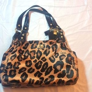 Coach Leopard print purse